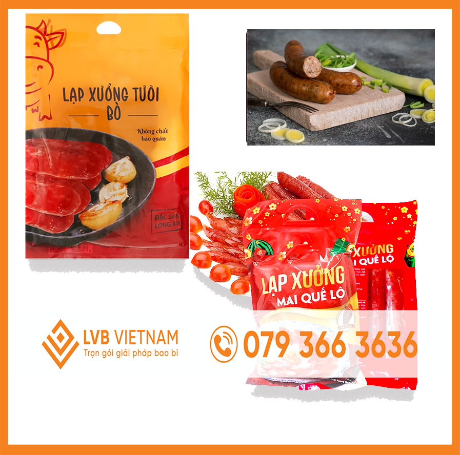 Bao bì đựng lạp xưởng