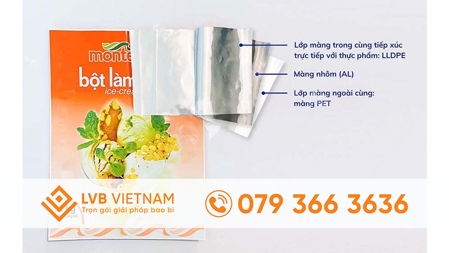 Bao Bì Đựng Bột Làm Kem