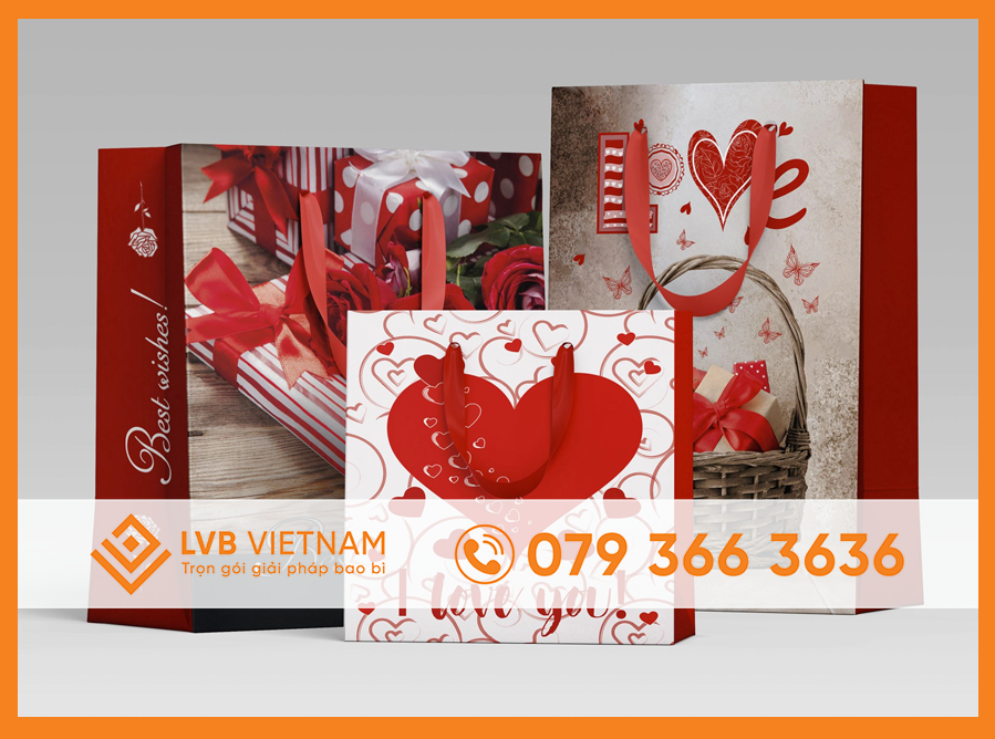 Túi giấy đựng quà valentine 1