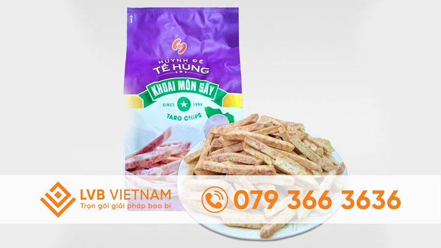 Bao Bì Khoai Môn Sấy