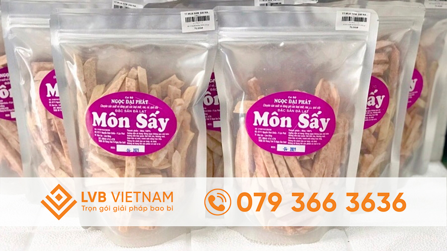 Bao Bì Khoai Môn Sấy