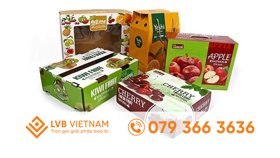 Hộp giấy đựng trái cây