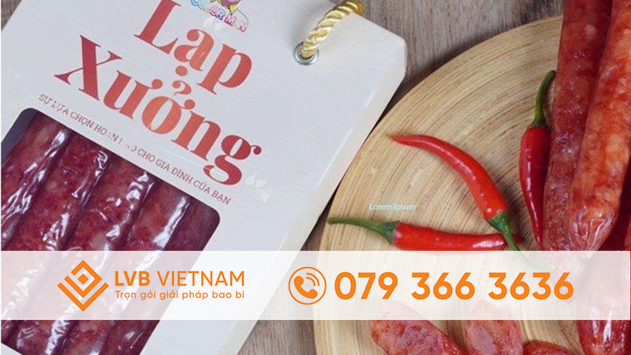 Túi giấy đựng lạp xưởng