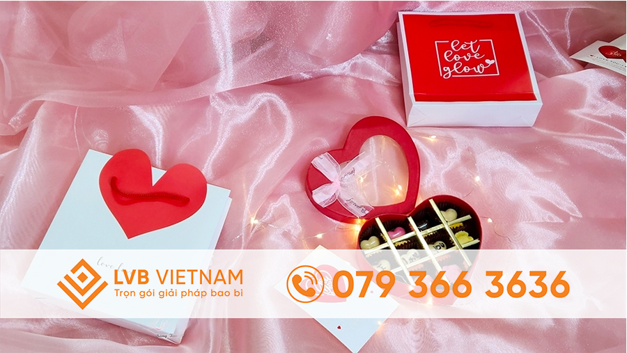 túi giấy đựng quà valentine