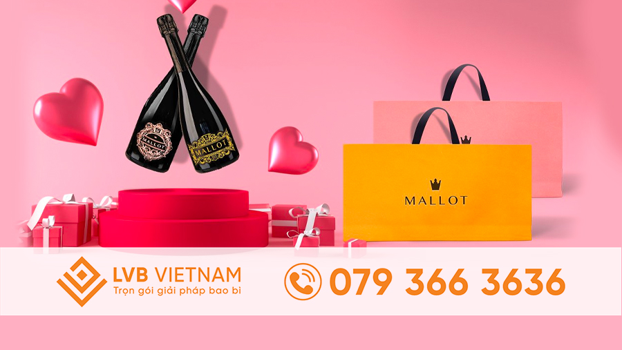 túi giấy đựng quà valentine