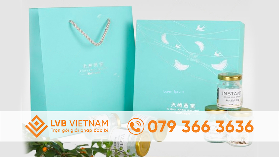 túi giấy đựng yến sào