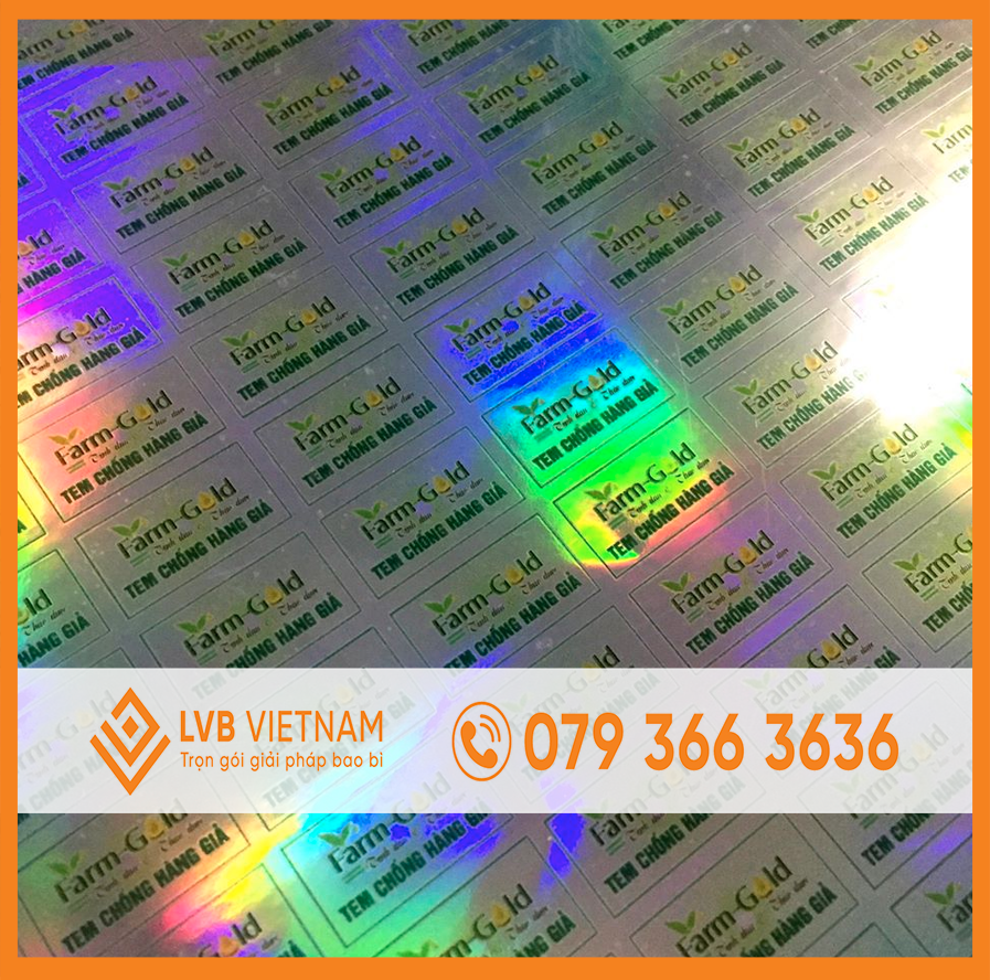 Tem decal 7 màu chữ nhật