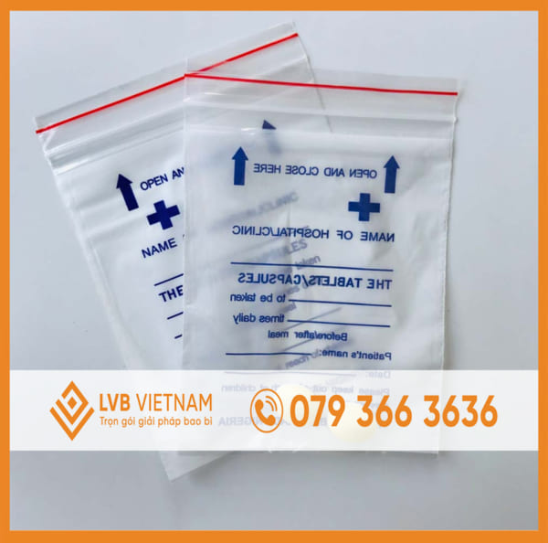 Túi zip đựng thuốc LDPE