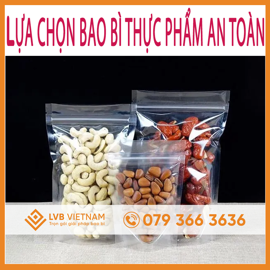 Lựa chọn bao bì thực phẩm cho an toàn