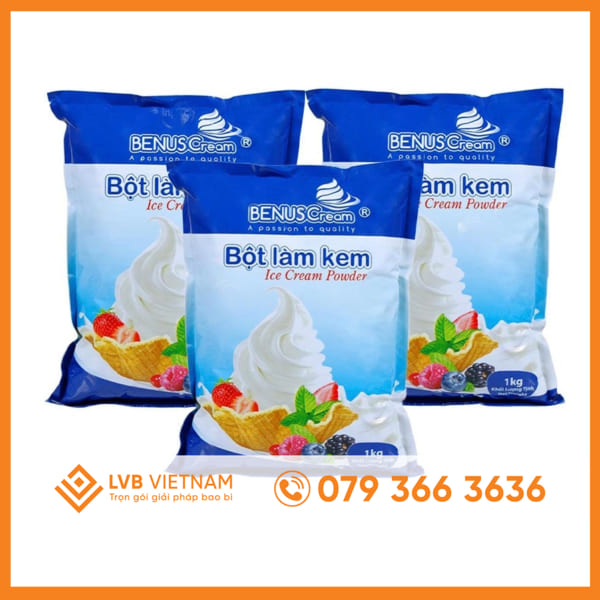 Bao Bì Đựng Bột Làm Kem